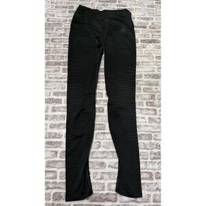 Odlo Base Layer Pants Women's Size Large Black Compression Running Leggings
